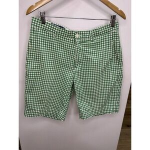 POLO RL • Green Checkered Men's Shorts